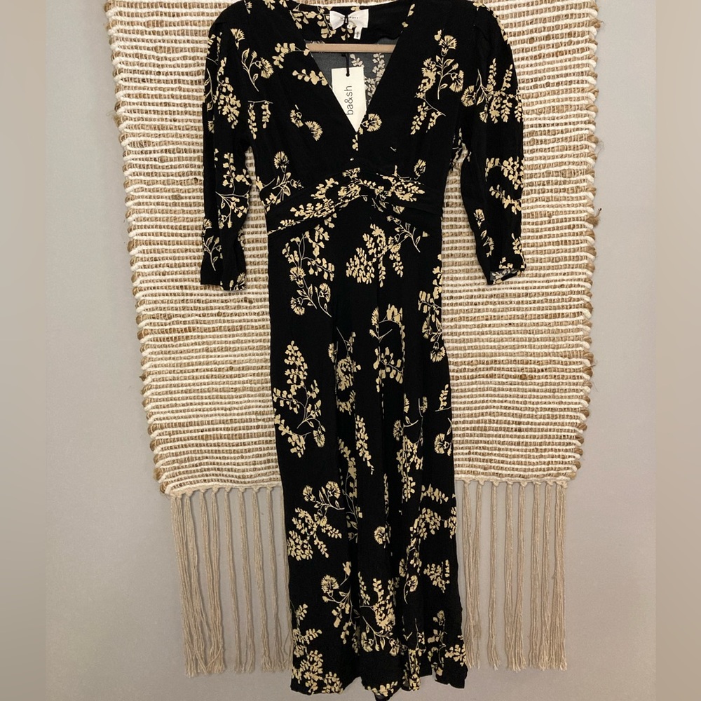 Ba$sh SOA Black Midi Dress - Picture 4 of 8